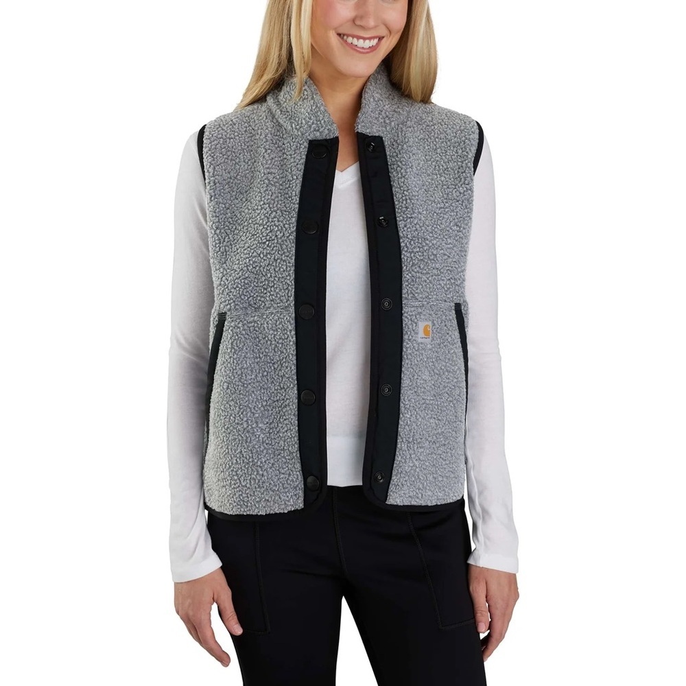 Carhartt Charcoal Fleece Vest